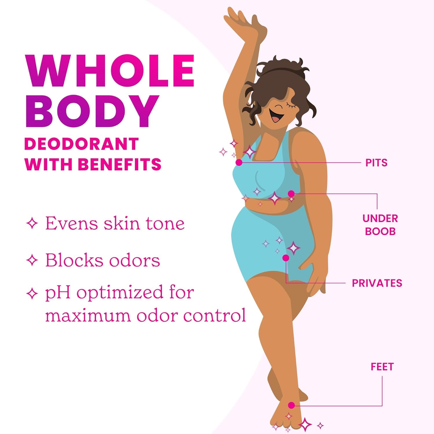 Lume Whole Body Deodorant - Invisible Cream (Fresh Alpine) - 85g  (Pack of 2) 