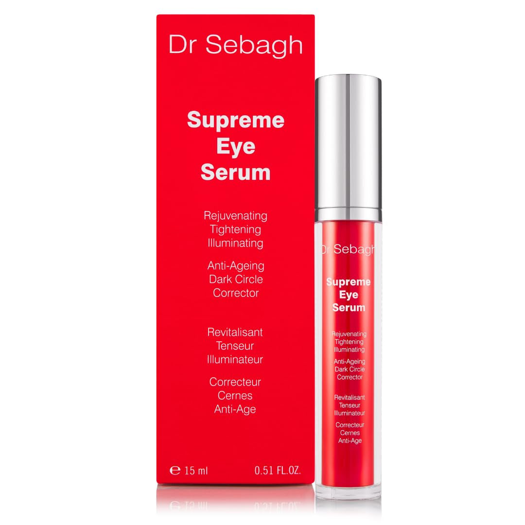 Dr Sebagh Supreme Eye Serum – 15ml | Award-Winning Anti-Aging Treatment for Dark Circles & Puffiness