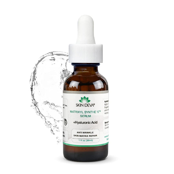SKIN DEVA Matrixyl Synthe 6™ Serum + Hyaluronic Acid – 30ml | Anti-Wrinkle & Skin Firming Treatment
