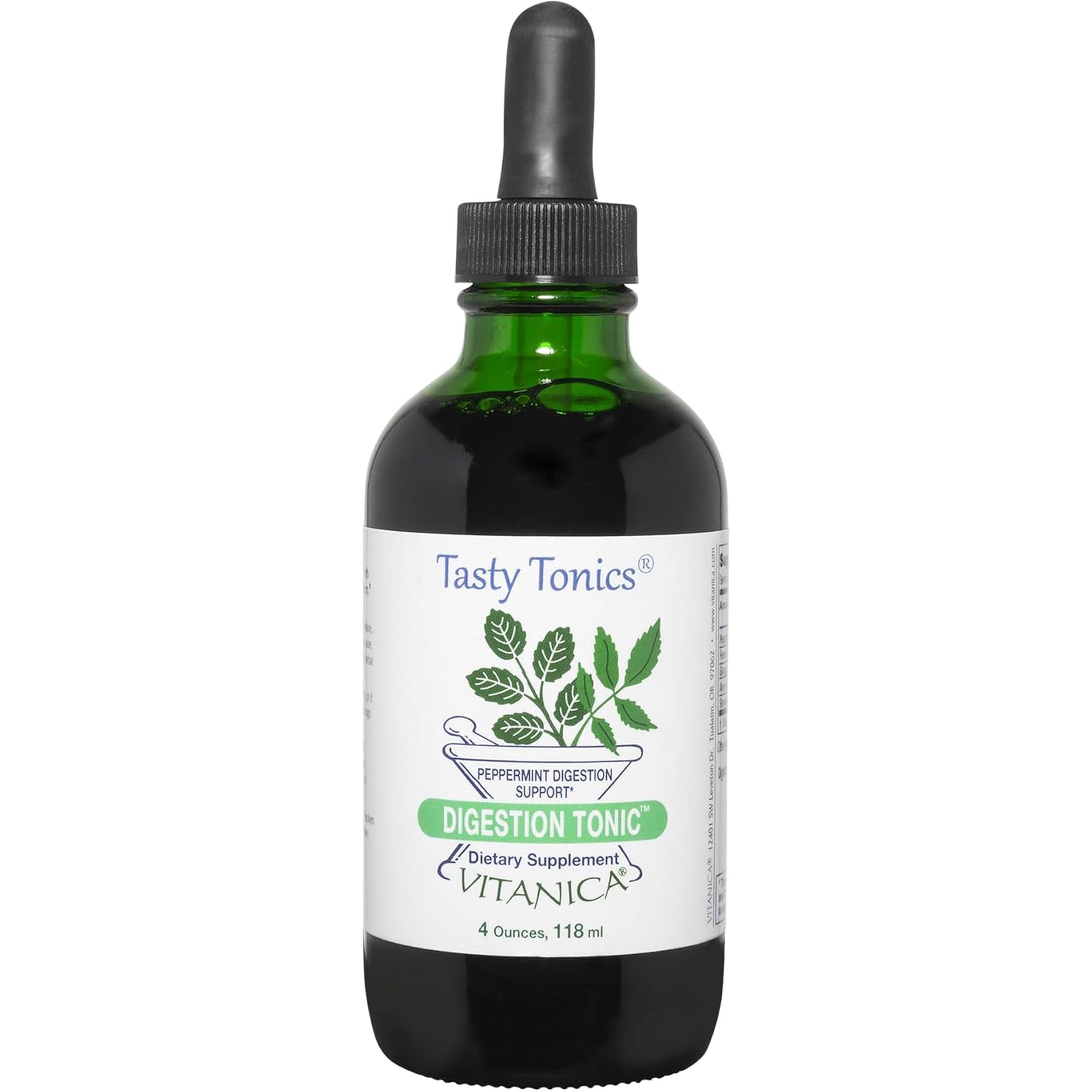 Vitanica Digestion Tonic – 120ml | Natural Liquid Support for Gas, Bloating & Indigestion Relief