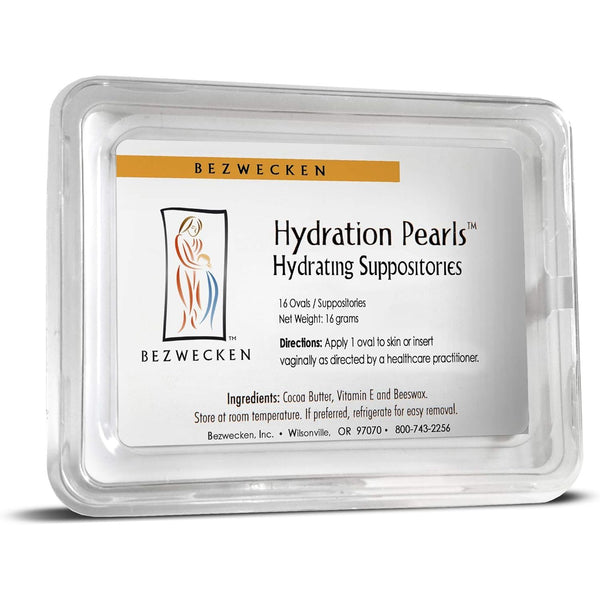 Bezwecken – Hydration Pearls Oval Suppositories – 16 Oval Suppositories – Professionally Formulated for Immediate Vaginal Lubrication – Safe & Natural