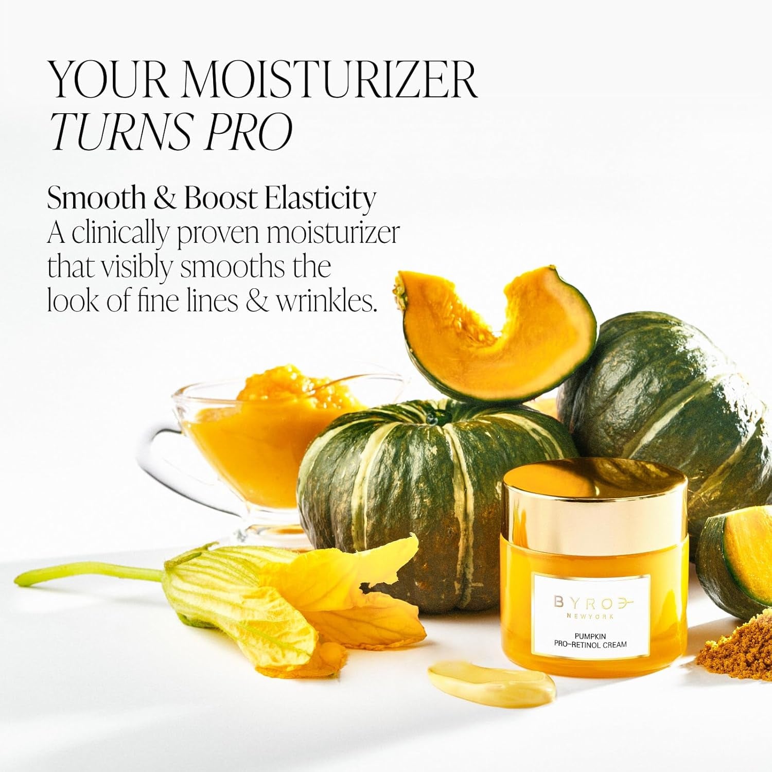 BYROE Pumpkin Pro-Retinol Cream – 50ml | Anti-Aging, Firming & Hydrating Moisturizer