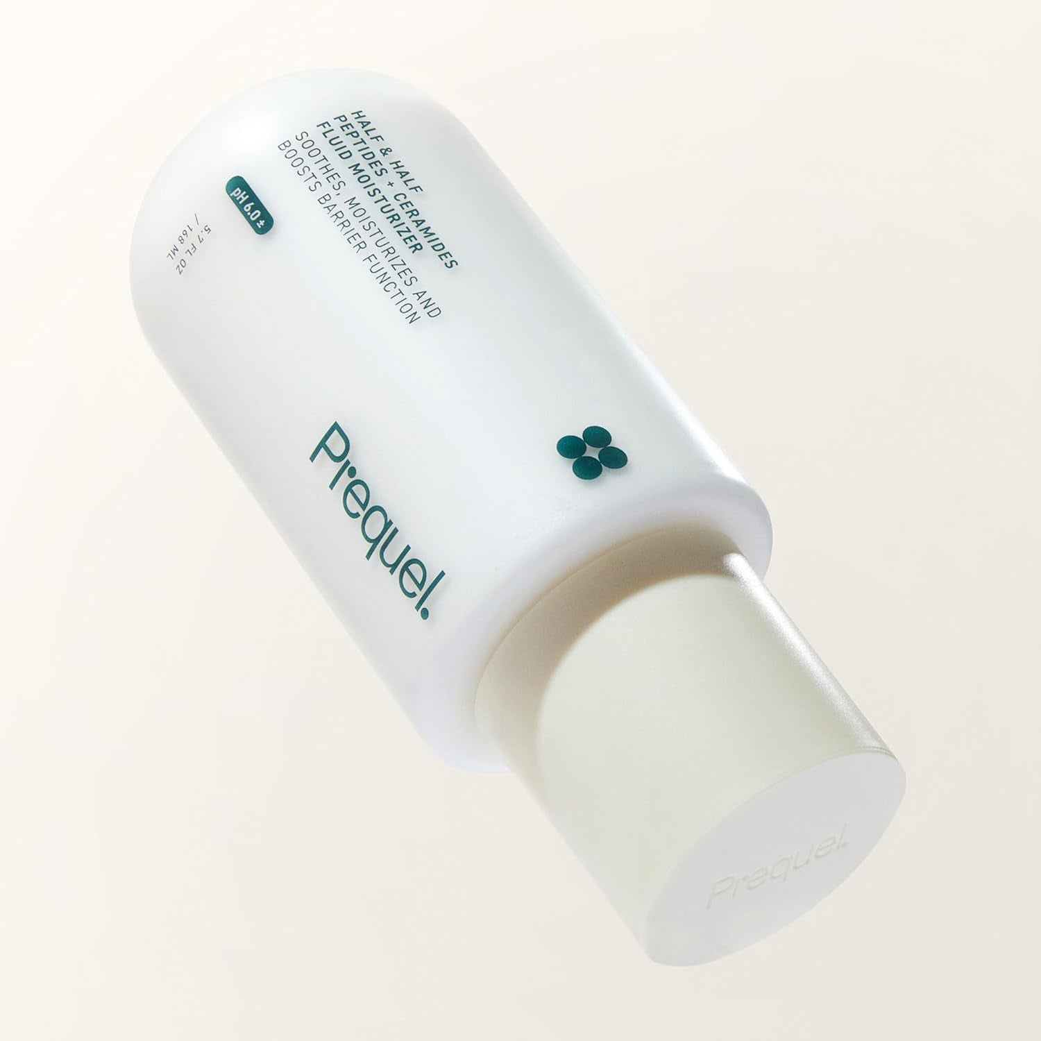 Prequel Half & Half Peptides + Ceramides Fluid Moisturizer – 168ml | Lightweight Hydration for Plump, Dewy Skin
