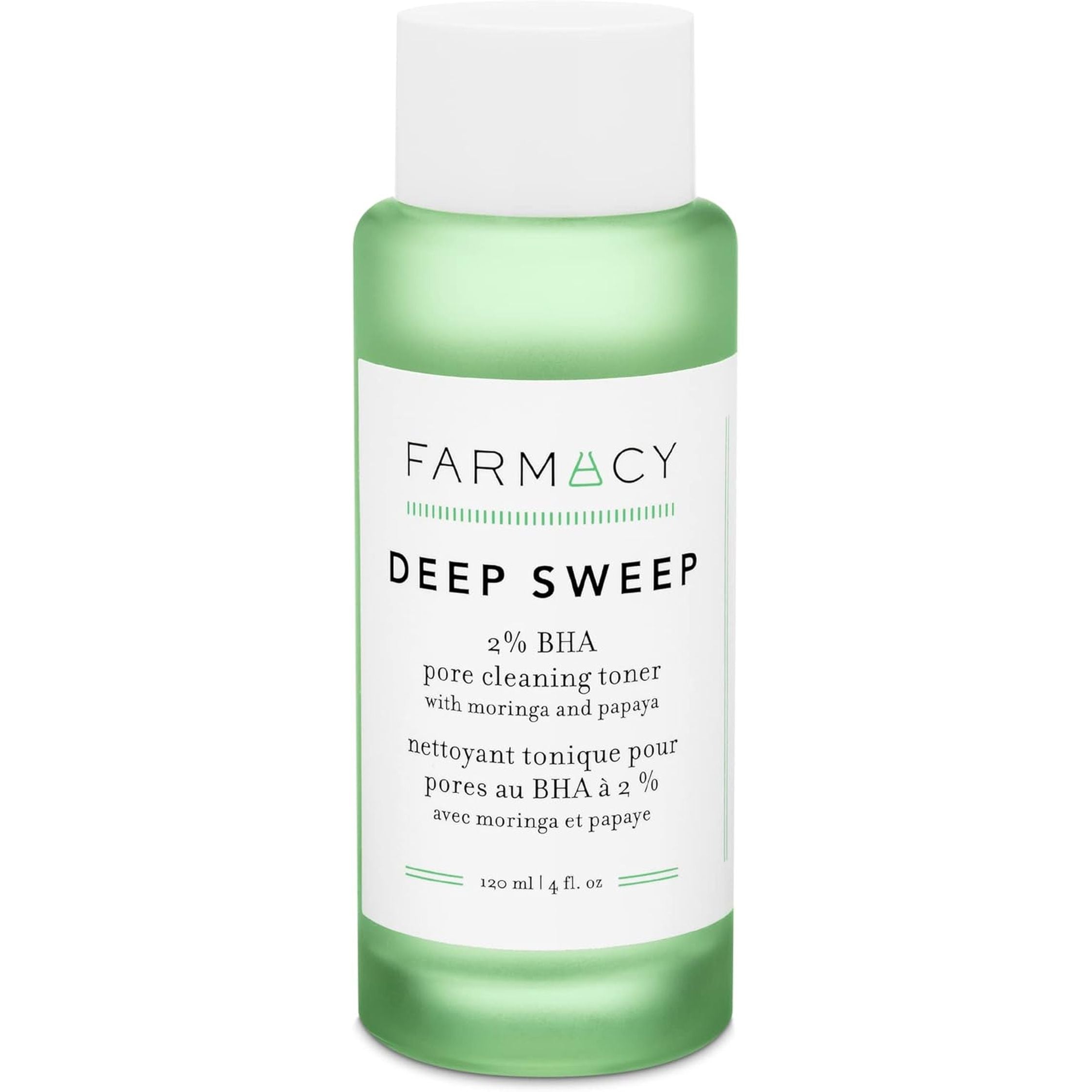 2% Salicylic Acid Toner for Face - Deep Sweep BHA Liquid Exfoliant + Pore Cleaner - Controls Oil, Gently Exfoliates + Refines Pores - Skin Care for Combo, Oily + Blemish-Prone Skin - (120Ml)