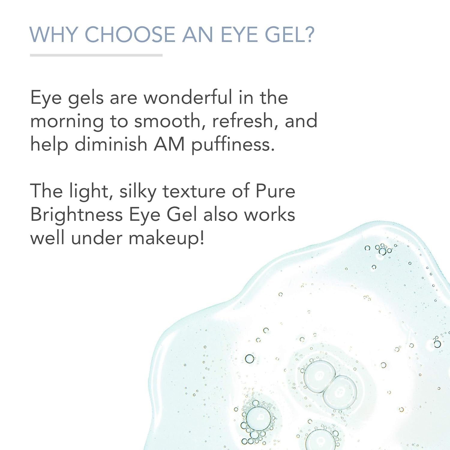 Pure Body Naturals Pure Brightness Eye Gel – 50ml | Hydrating & Firming Treatment for Dark Circles, Puffiness & Fine Lines