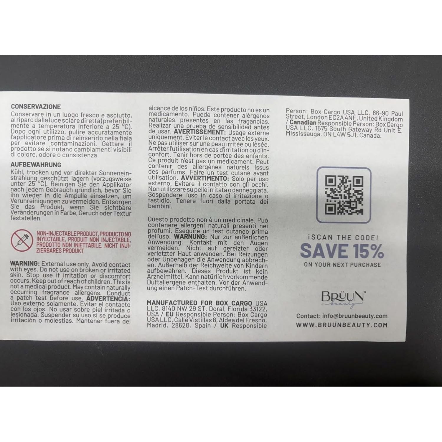 BRÜUN Korean Advanced Serum Ampoule - 35ml