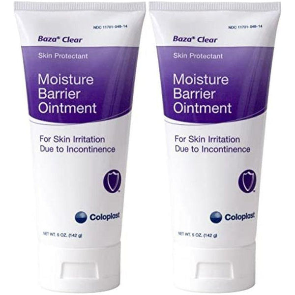Baza Clear Moisture Barrier Ointment, 5 Ounce Tube, Pack of 2