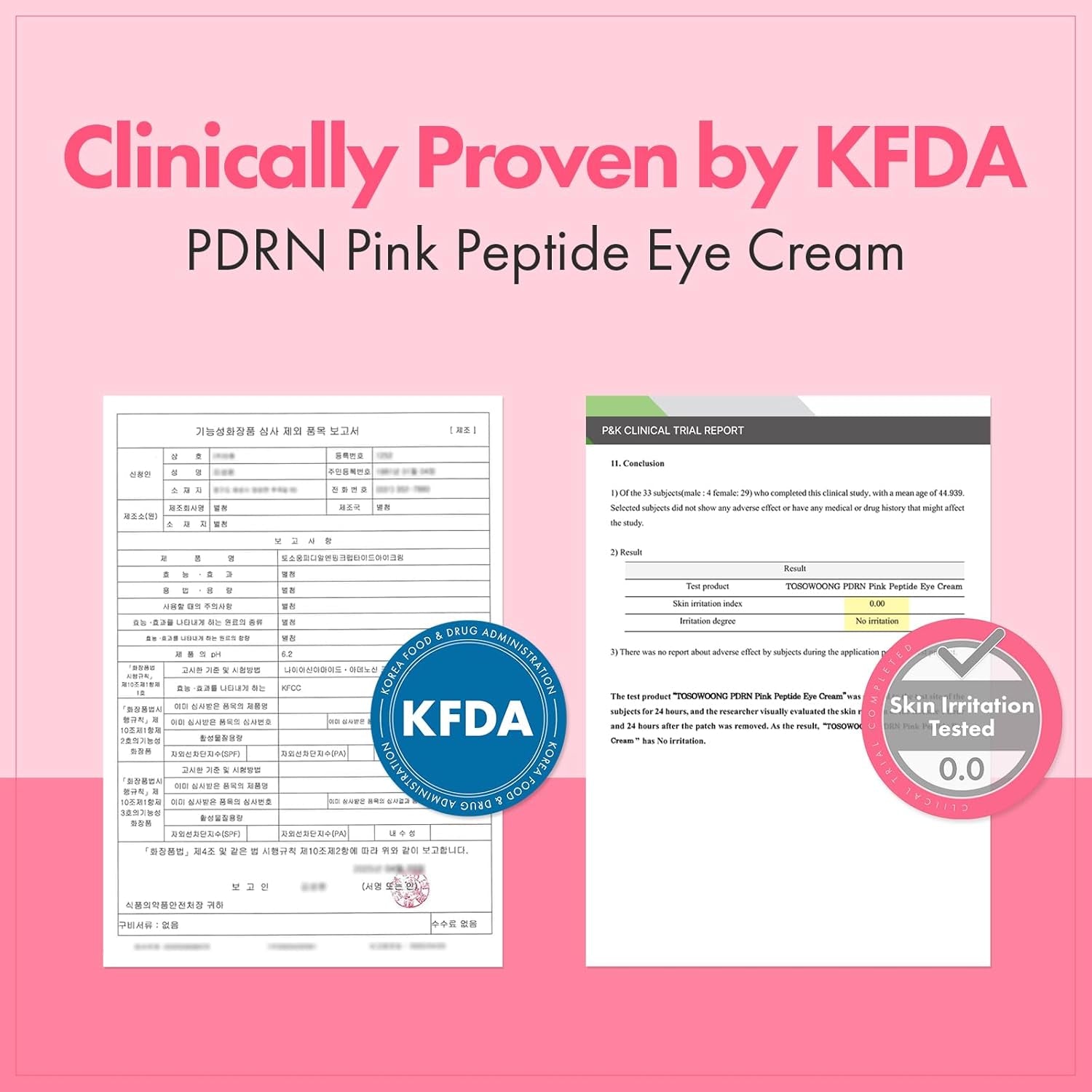 PDRN Pink Peptide Eye Cream with Salmon DNA PDRN 5,000Ppm, anti Aging Formula with Caffeine & Liposome Retinol for Fine Lines, Dark Circles and Wrinkles, Korean Skincare, 30Ml / 1.01 Fl.Oz.