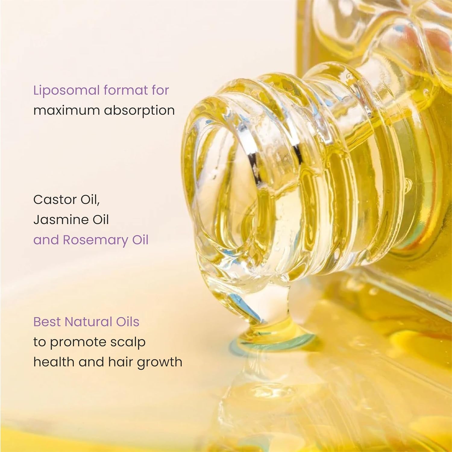 NOVA DERM INSTITUTE Hair We Come – 30ml | Ayurvedic Hair & Scalp Oil for Growth, Thickness & Shine
