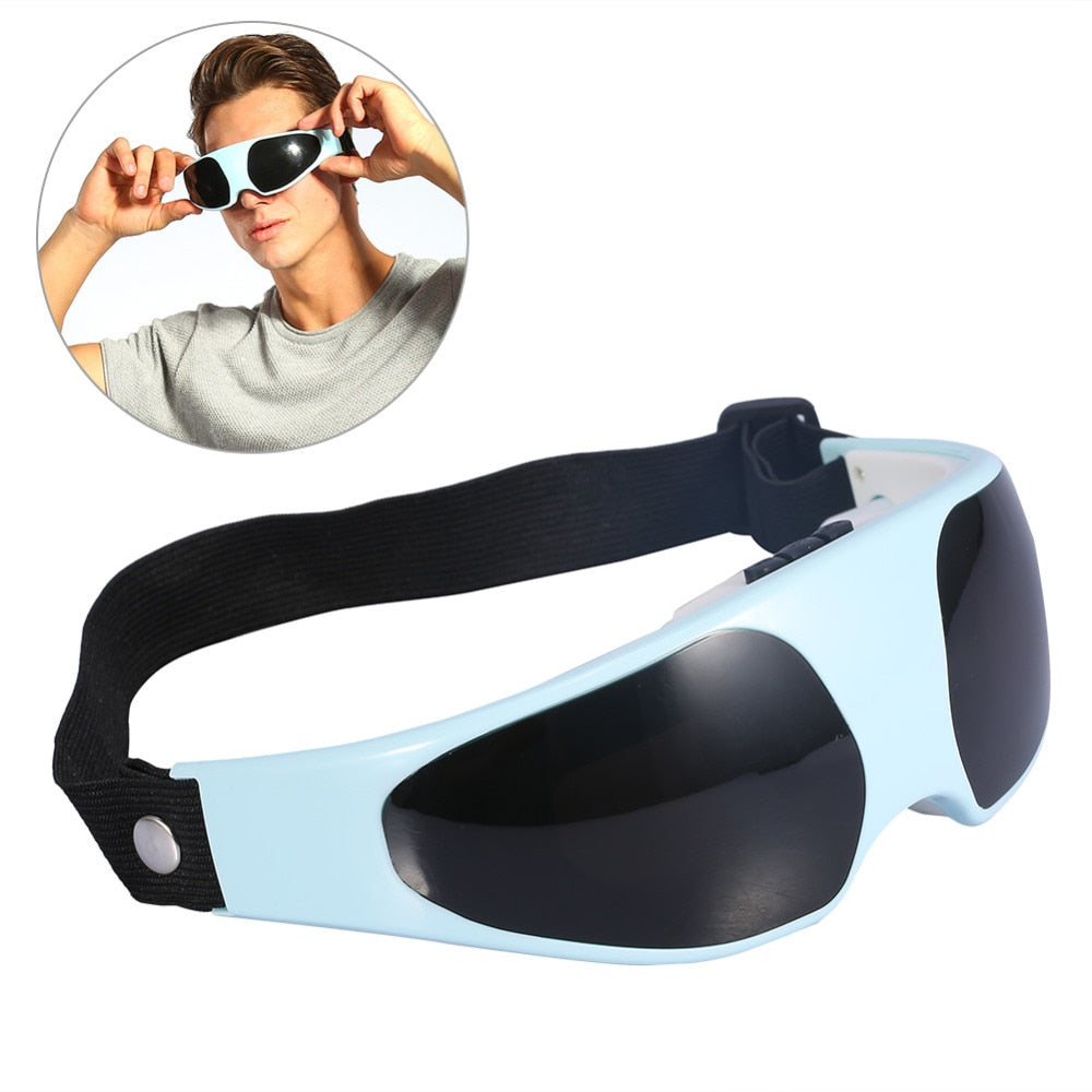 Electric Eye Massager – Magnetic Therapy Eye Mask for Fatigue Relief, Migraine, Anti-Myopia & Eye Bag Reduction
