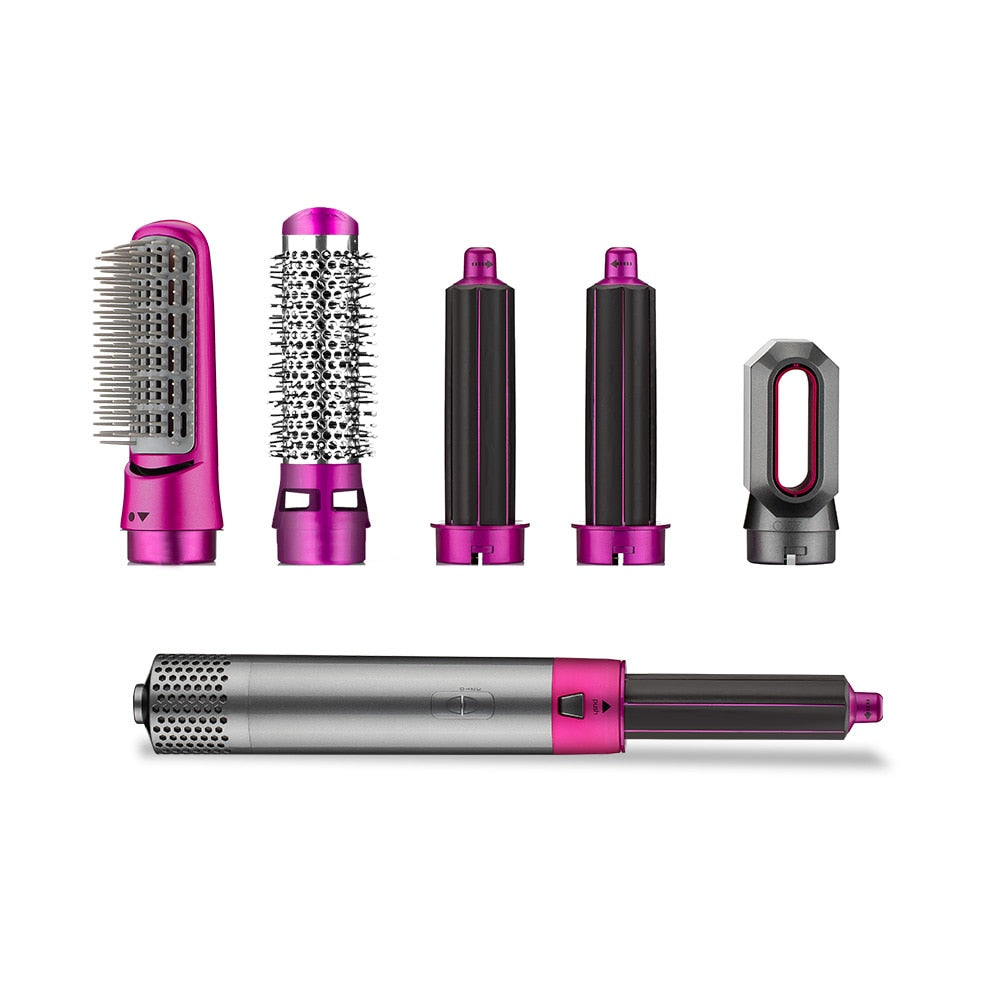 5 In 1 Hot Air Brush 2 Barrels - Smooth Volume And Fast Dry