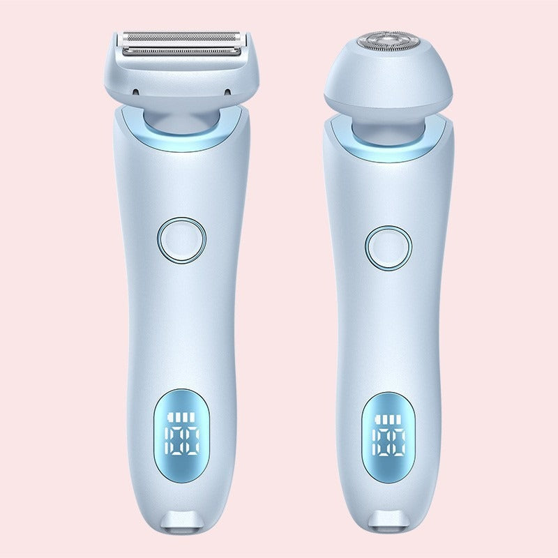 Dual-Head Women’s Electric Hair Removal Device – Precision Trimmer & Shaver for Face and Body