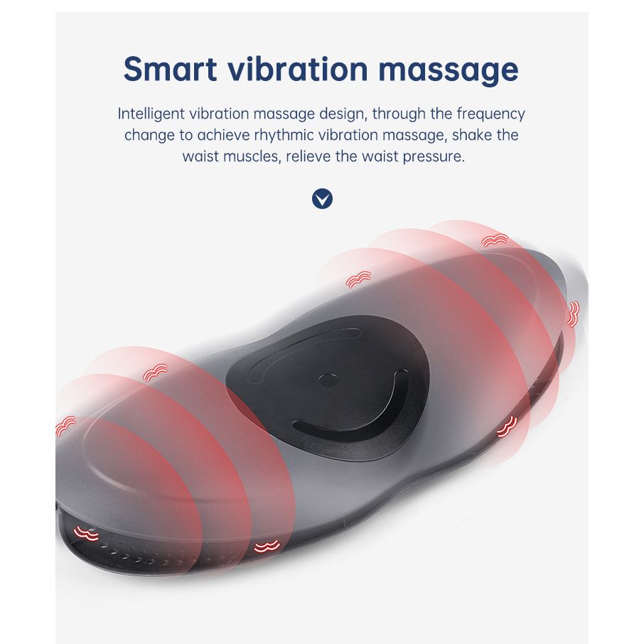 Inflatable Waist Massager & Lumbar Traction Belt – Hot Compress, Air Pressure Massage for Back Relief