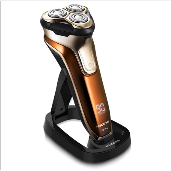 Flyco FS375 3D Floating Head Electric Shaver – Anti-Clip System, Pop-Up Trimmer, Washable Design