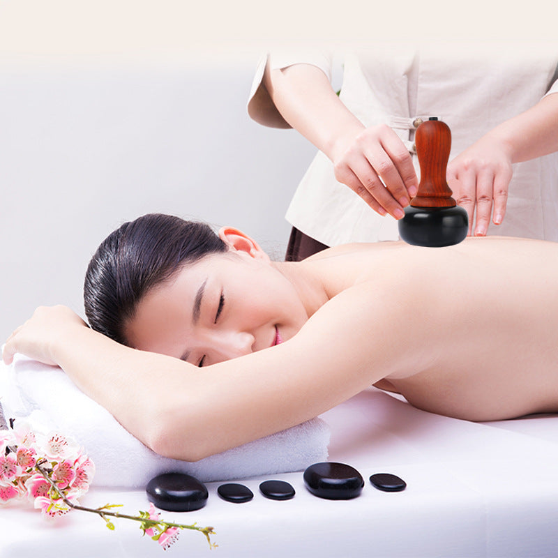 PASTSKY Electric Gua Sha Massager – Heated Bian Stone Body & Facial Scraping Tool for Relaxation, Pain Relief & Skin Rejuvenation