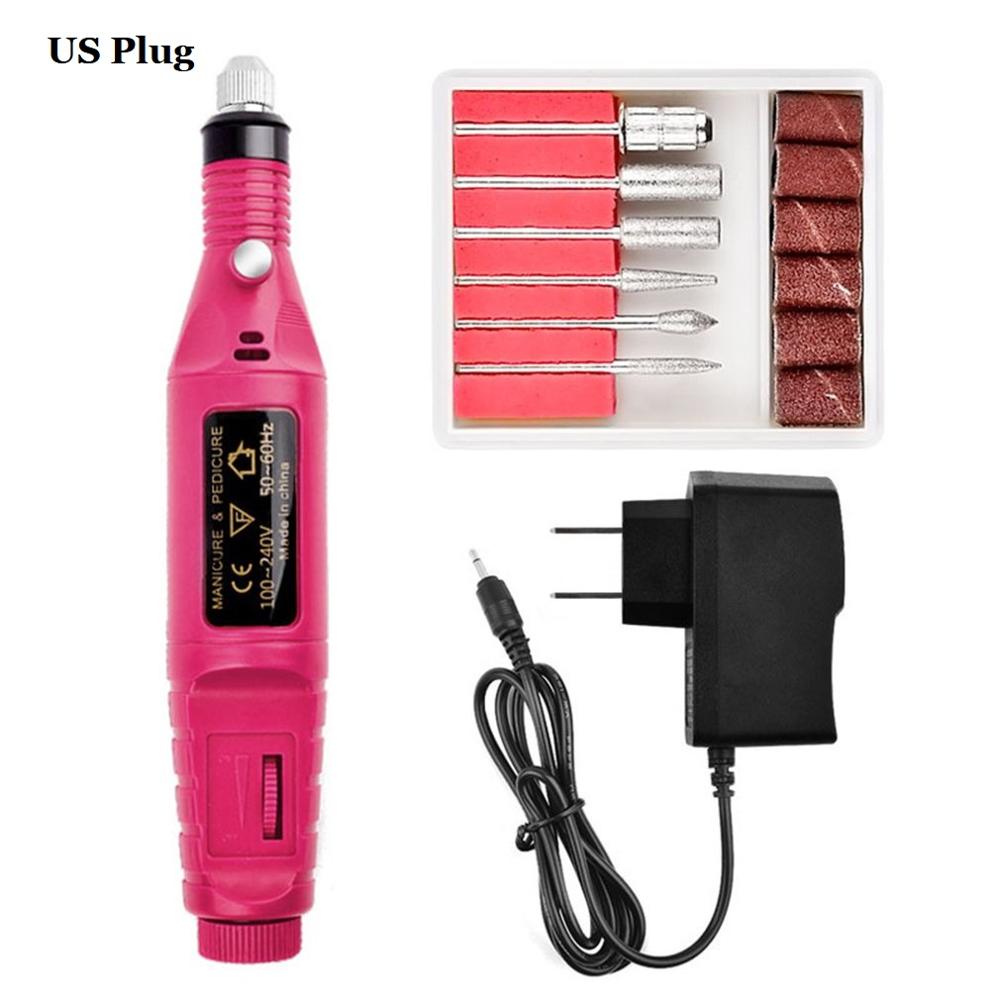 Electric Nail Drill Kit 10 pcs Set – Professional Nail Care
