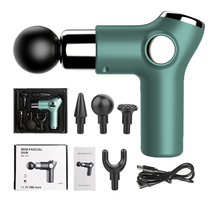 Mini Muscle Massage Gun – 32-Speed Deep Tissue Percussion Massager for Neck, Back & Full-Body Pain Relief