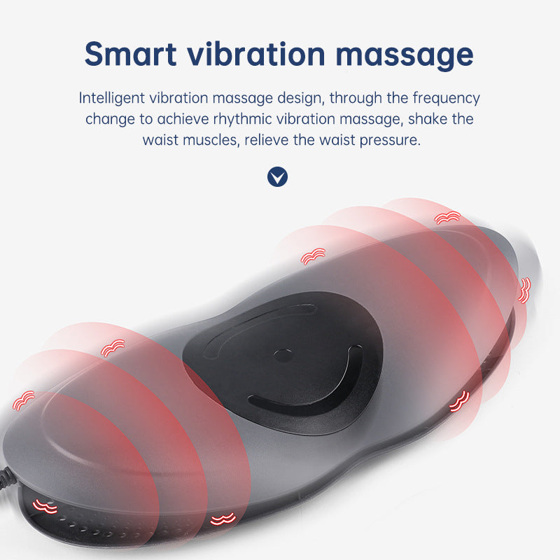 Inflatable Waist Massager & Lumbar Traction Belt – Hot Compress, Air Pressure Massage for Back Relief