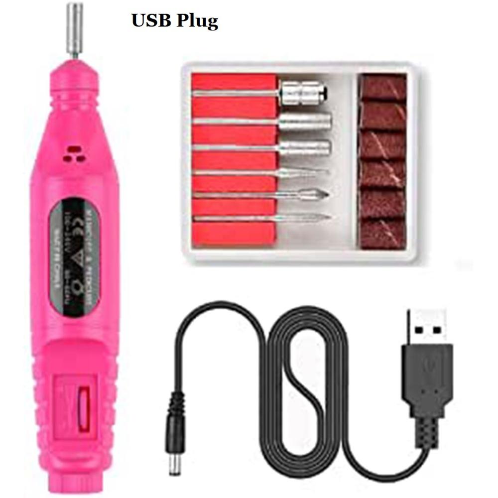 Electric Nail Drill Kit 10 pcs Set – Professional Nail Care