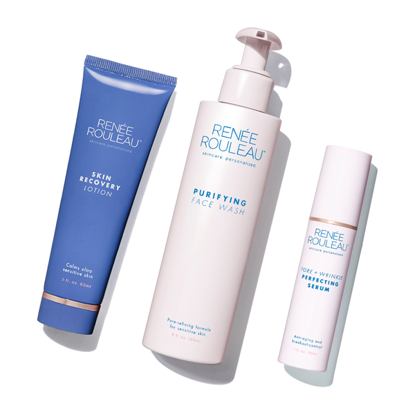 Renee Rouleau The Basic Skin Care Collection: Skin Type 4 | Clarifying & Soothing Routine for Acne-Prone, Redness-Prone Skin