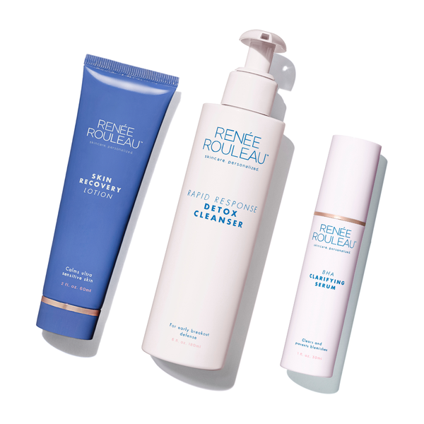 Renee Rouleau The Basic Skin Care Collection: Skin Type 3 | Sensitive Skin Routine for Clogged Pores &amp; Blemish-Prone Skin