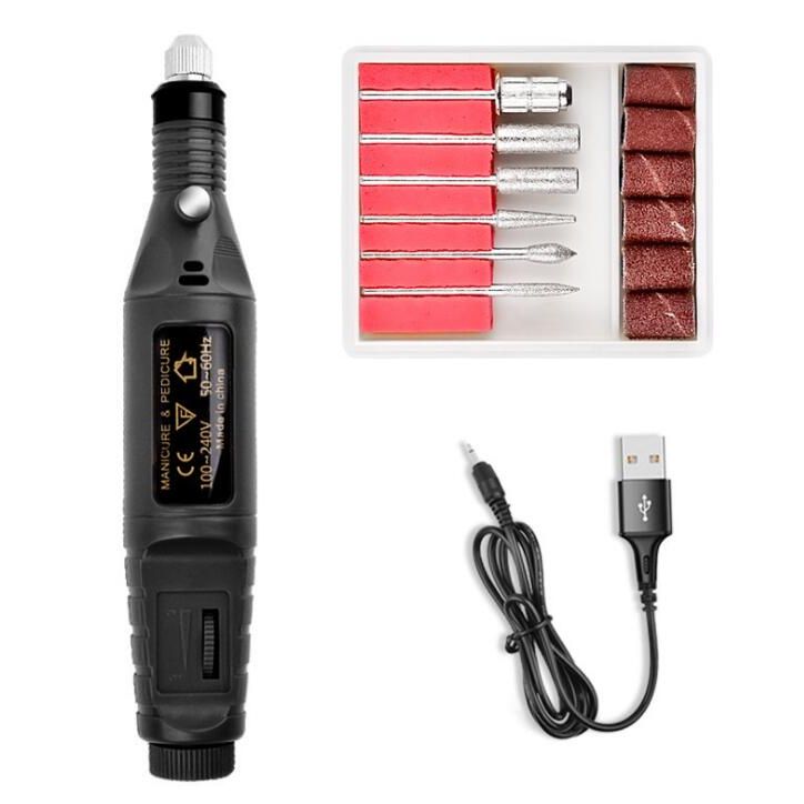 Electric Nail Drill Kit 10 pcs Set – Professional Nail Care