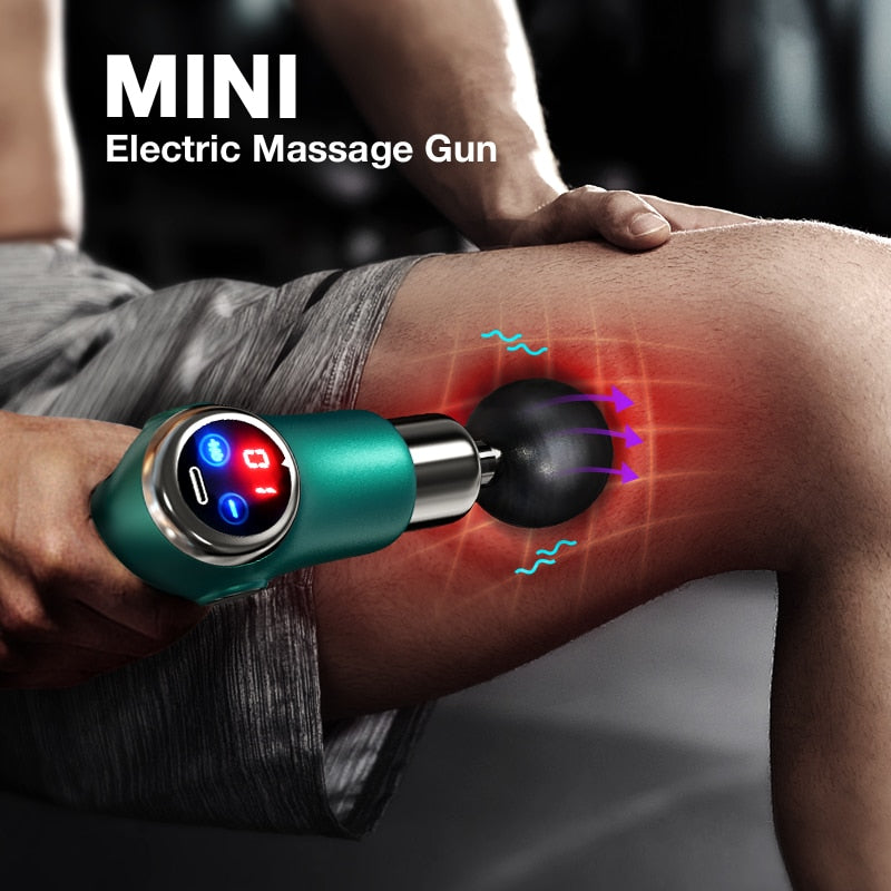 Mini Muscle Massage Gun – 32-Speed Deep Tissue Percussion Massager for Neck, Back & Full-Body Pain Relief