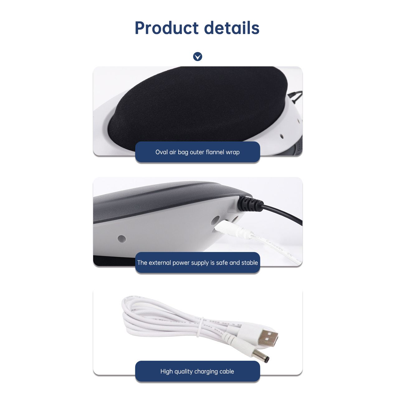 Inflatable Waist Massager & Lumbar Traction Belt – Hot Compress, Air Pressure Massage for Back Relief