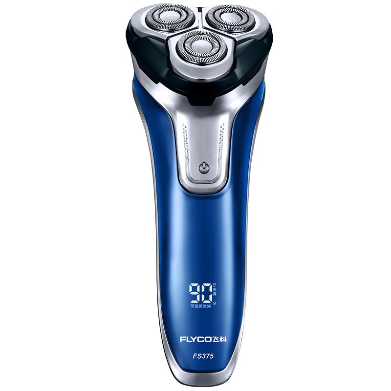 Flyco FS375 3D Floating Head Electric Shaver – Anti-Clip System, Pop-Up Trimmer, Washable Design