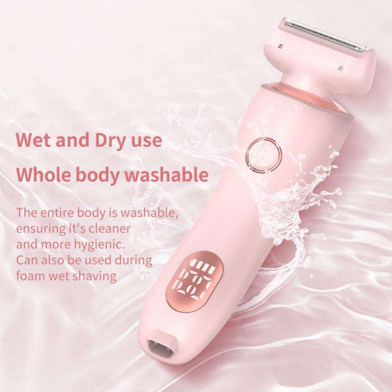 Dual-Head Women’s Electric Hair Removal Device – Precision Trimmer & Shaver for Face and Body