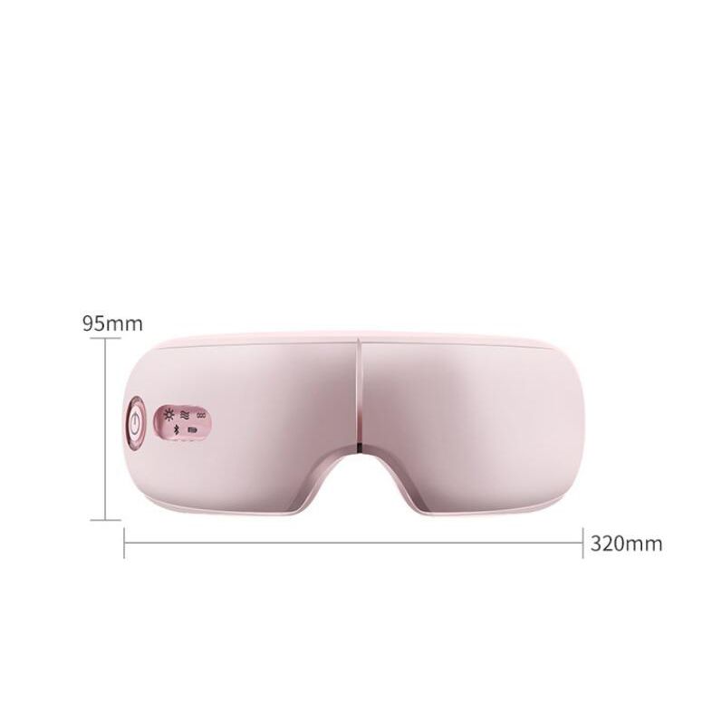 Bluetooth Smart Eye Massager – Hot Compress, Vibration & Air Pressure Therapy with Music