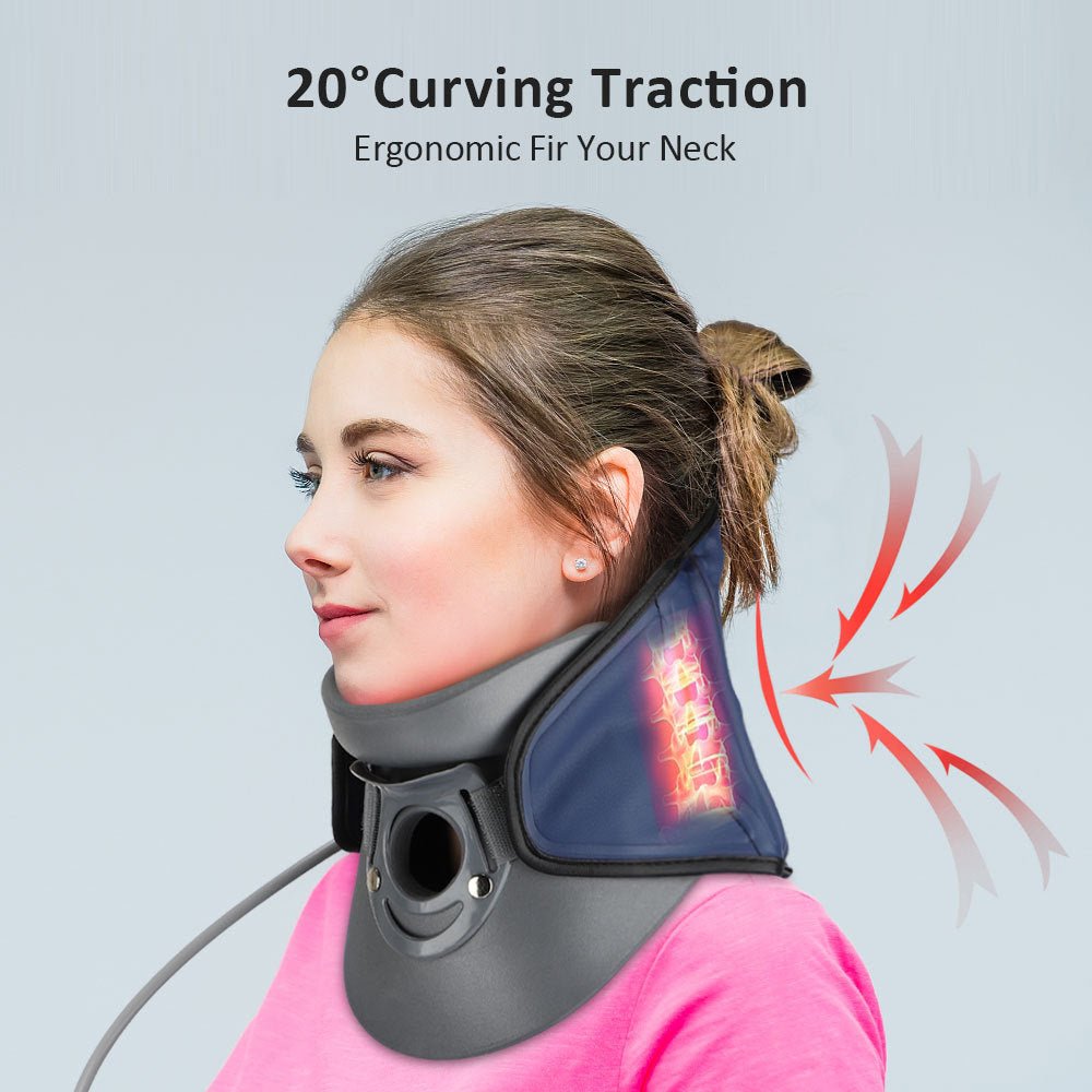 HailiCare Inflatable Polymer Neck Retractor – Cervical Traction & Neck Support