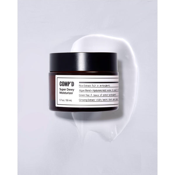 Comp’d Super Dewy Moisturizer - 50ml | Hydrating & Antioxidant-Rich Glow Cream
