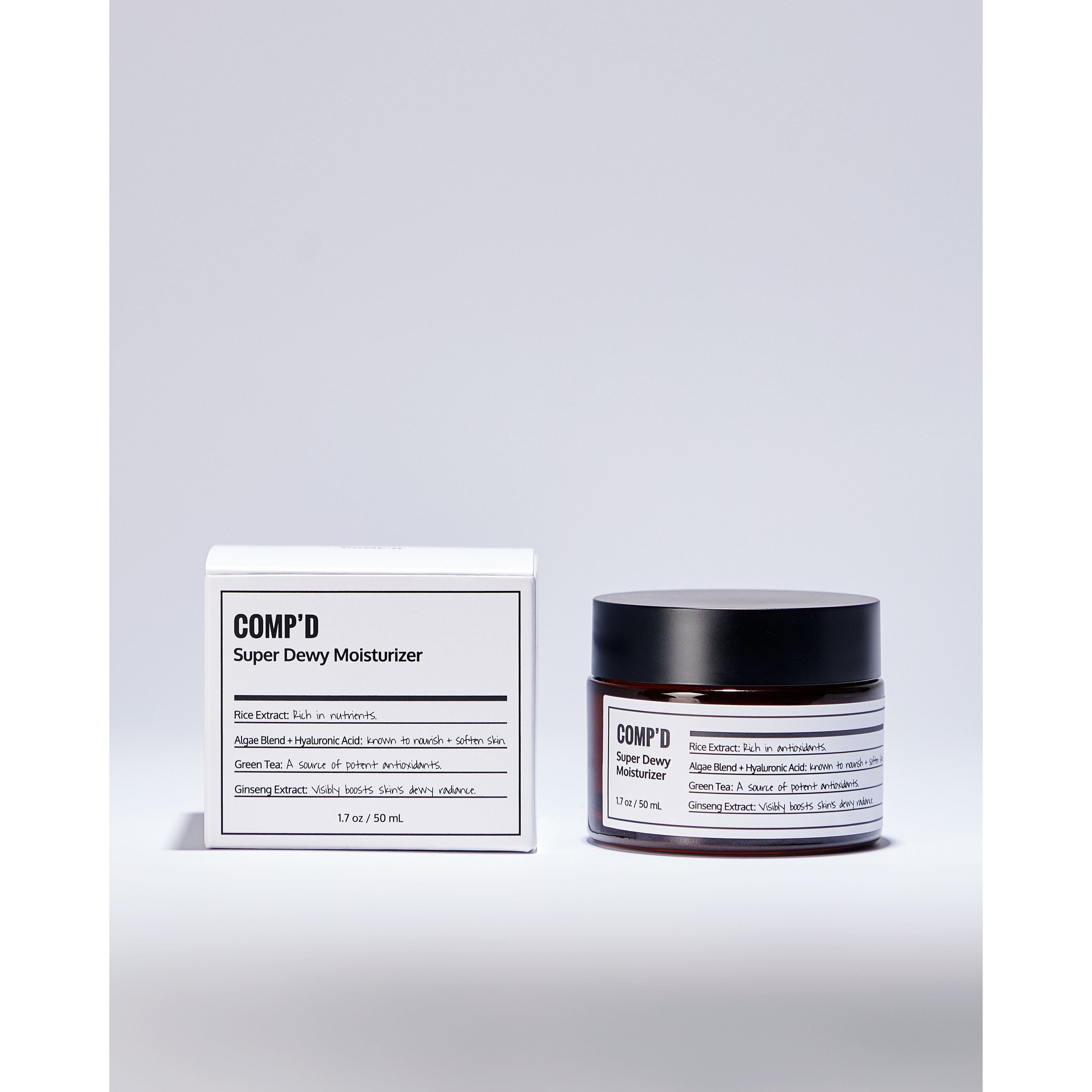 Comp’d Super Dewy Moisturizer - 50ml | Hydrating & Antioxidant-Rich Glow Cream