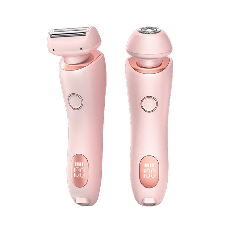 Dual-Head Women’s Electric Hair Removal Device – Precision Trimmer & Shaver for Face and Body
