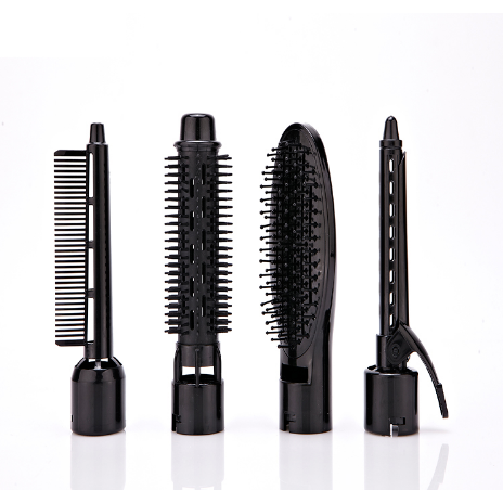 Pritech 4-in-1 Hair Styling Tool Set – Interchangeable Hot Air Brush, Curler, Diffuser & Comb for Professional Salon Results