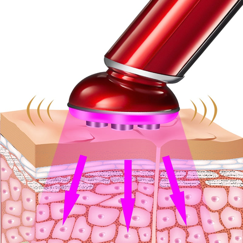RF Beauty Device Facial Massager - Lift Tighten & Glow