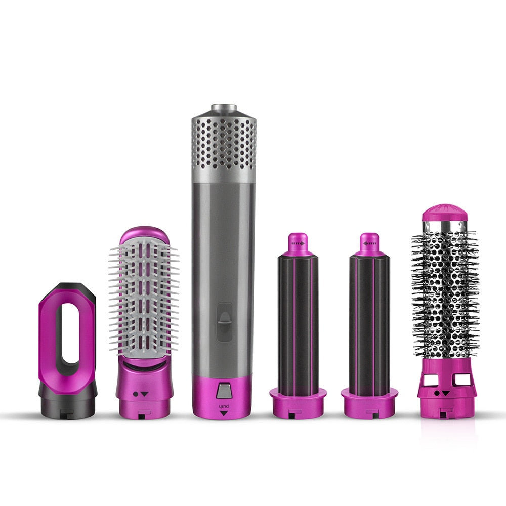 5 In 1 Hot Air Brush 2 Barrels - Smooth Volume And Fast Dry
