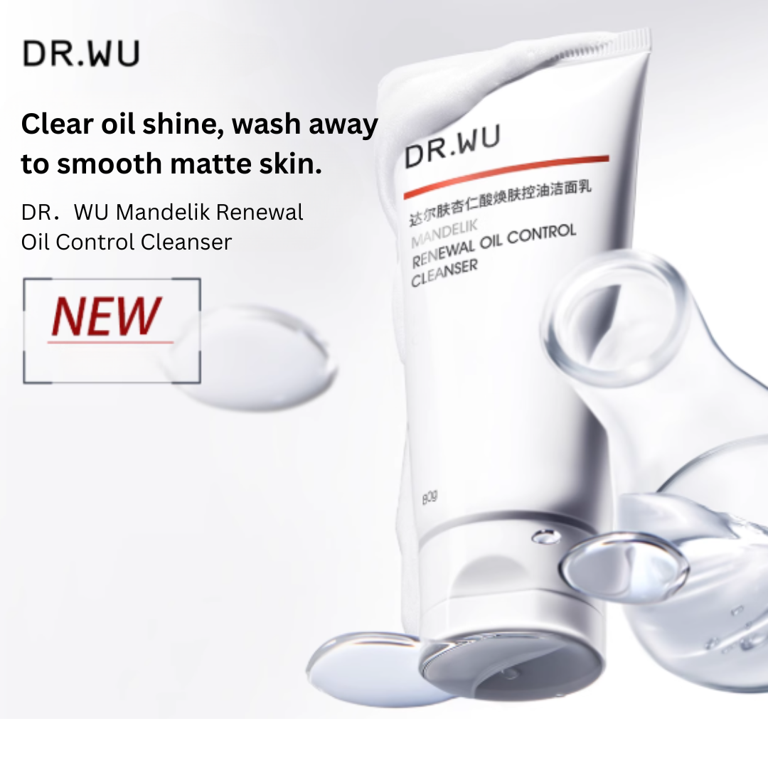 DR. WU Mandelik Renewal Oil Control Cleanser 80g – Oil Control