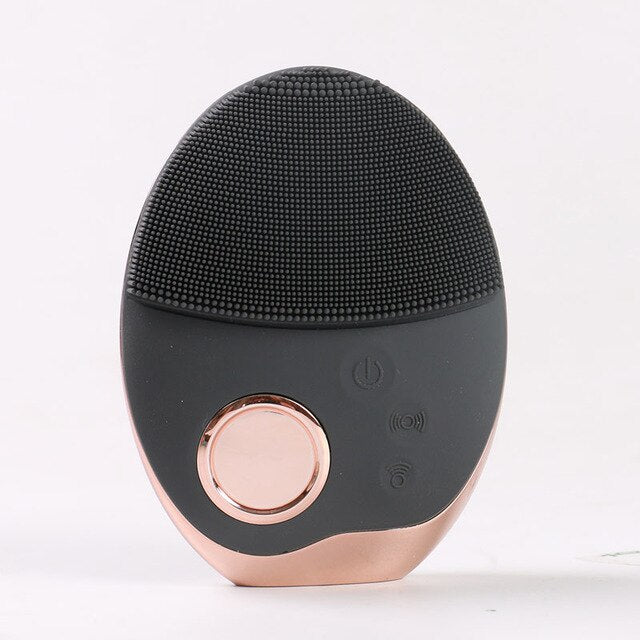 Wireless Charging Phototherapy Facial Cleanser – Silicone Ultrasonic Skin Rejuvenation & Deep Cleaning Device with Photon Therapy