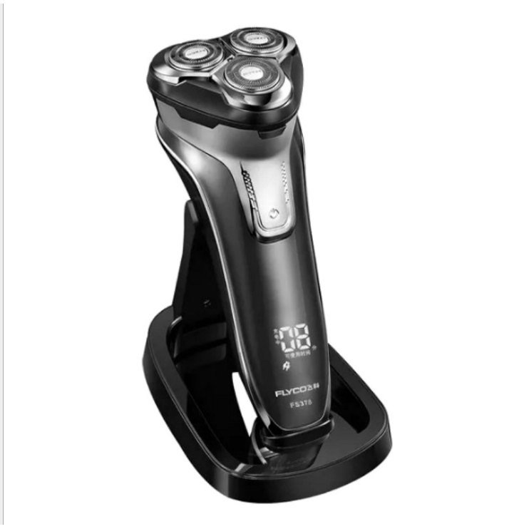Flyco FS375 3D Floating Head Electric Shaver – Anti-Clip System, Pop-Up Trimmer, Washable Design