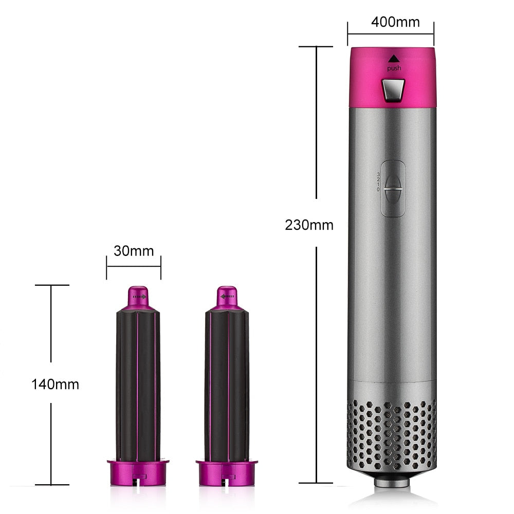 5 In 1 Hot Air Brush 2 Barrels - Smooth Volume And Fast Dry