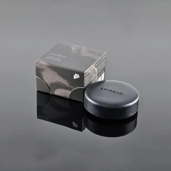 Edobio Plant Based Charcoal Soap Bar for Clogged Pores – 70g | Vegan-Friendly Deep Cleanse