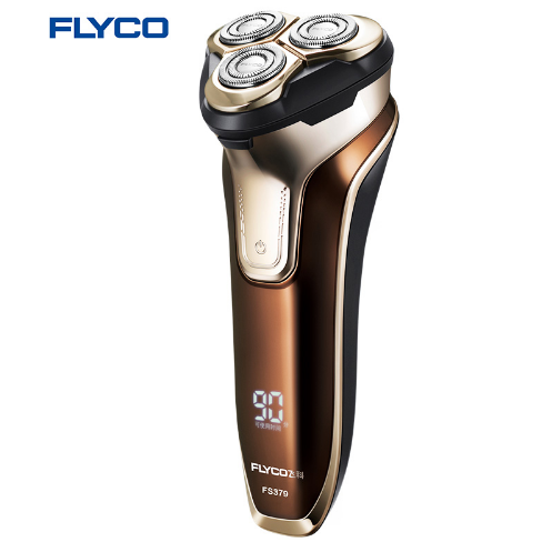 Flyco FS379 3D Floating Head Rechargeable Electric Shaver – LED, Washable, Fast Charge