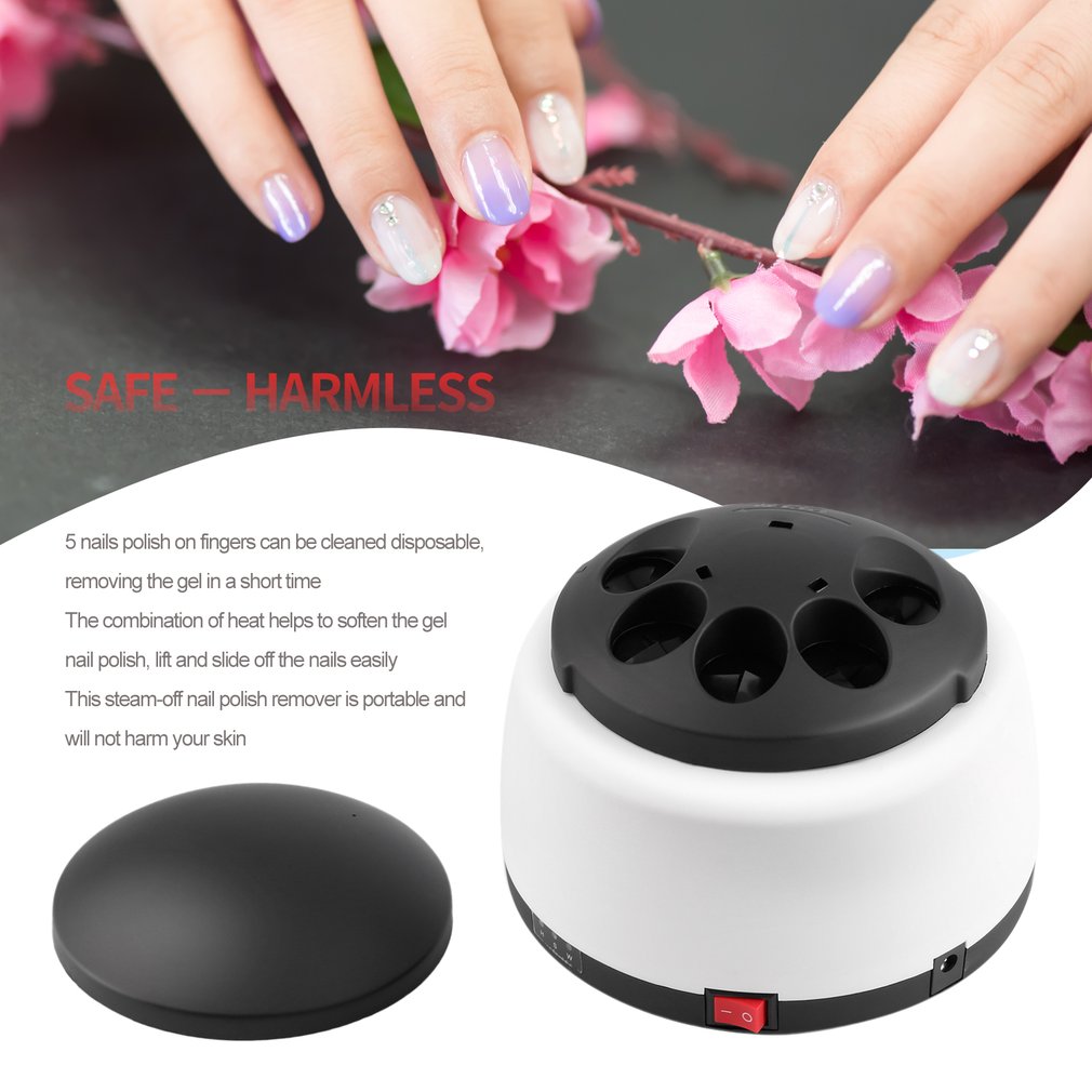Electric UV Gel Nail Polish Remover Machine – Steam-Off Nail Steamer for Acrylic, Shellac & Gel Polish Removal | Salon & Home Use