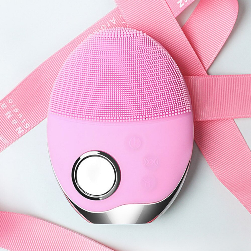 Wireless Charging Phototherapy Facial Cleanser – Silicone Ultrasonic Skin Rejuvenation & Deep Cleaning Device with Photon Therapy