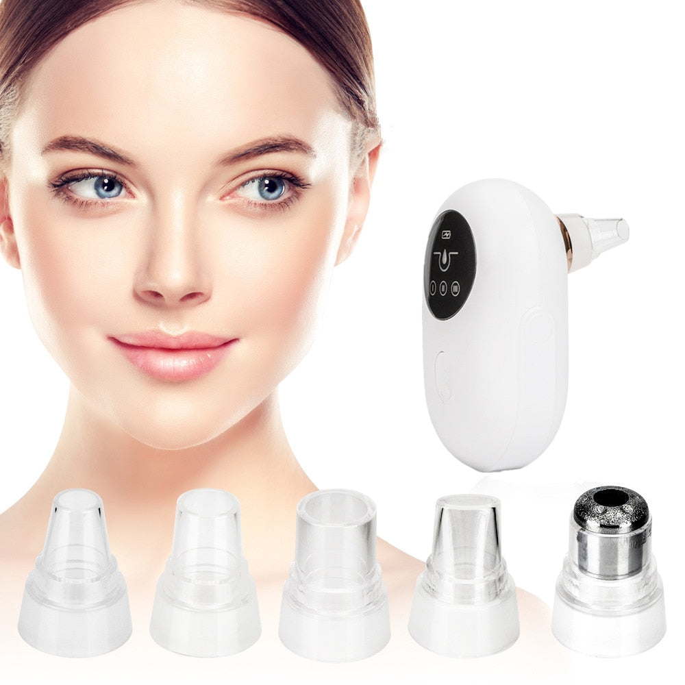Blackhead Remover Vacuum & Diamond Microdermabrasion Device – Deep Pore Cleaner, Acne Extractor & Facial Skin Rejuvenation Tool