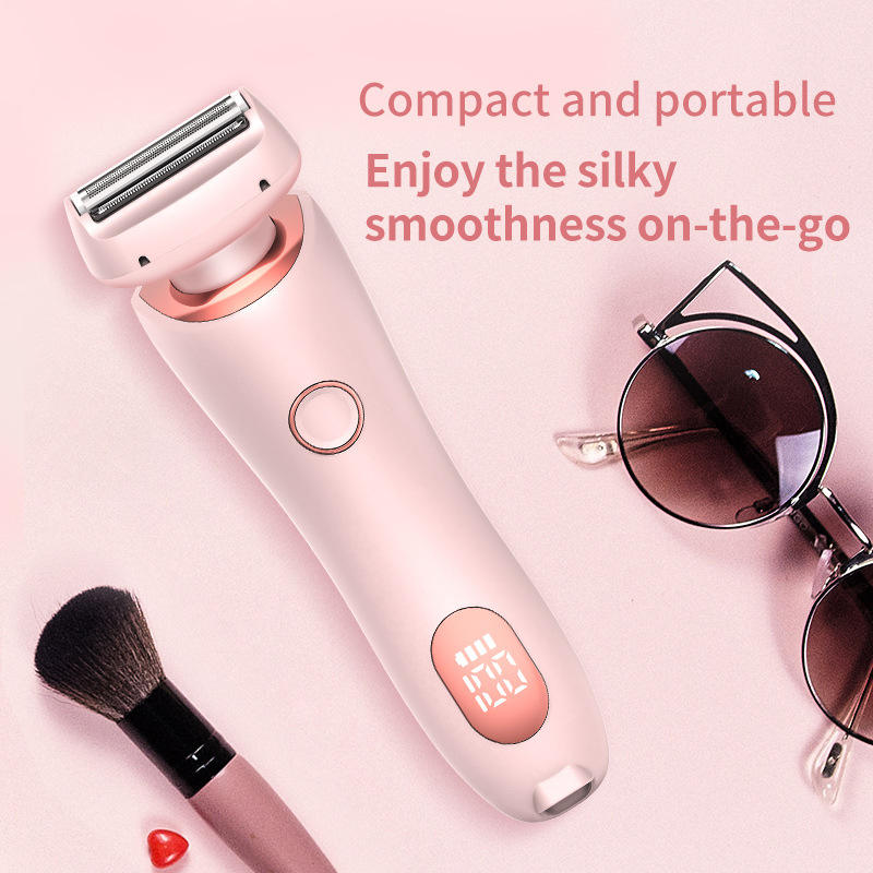 Dual-Head Women’s Electric Hair Removal Device – Precision Trimmer & Shaver for Face and Body