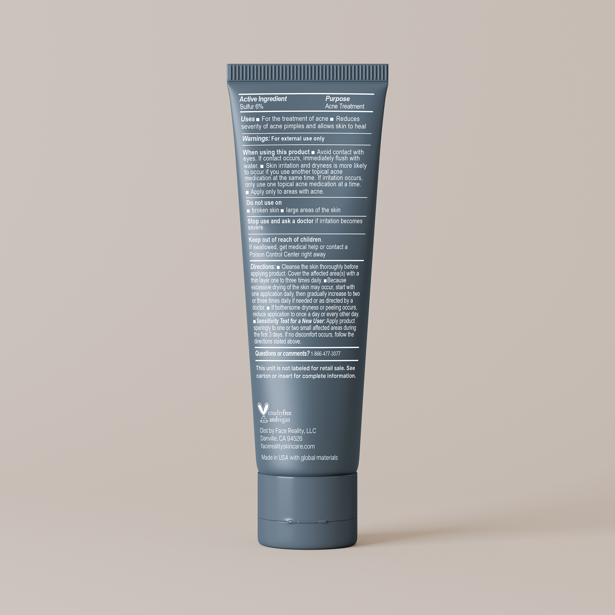 Face Reality Sulfur Spot Treatment – 45ml | Fast-Acting Invisible Acne Spot Solution