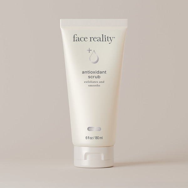 Face Reality Skincare Antioxidant Scrub – 180ml | Gentle, Sulfate-Free Exfoliating Cleanser